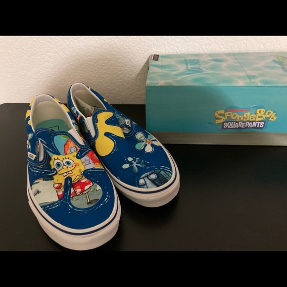 New Host Pick New Mens SpongeBob Vans Collaboration Size 10 11.5 Sneakers Shoes - Picture 14 of 16